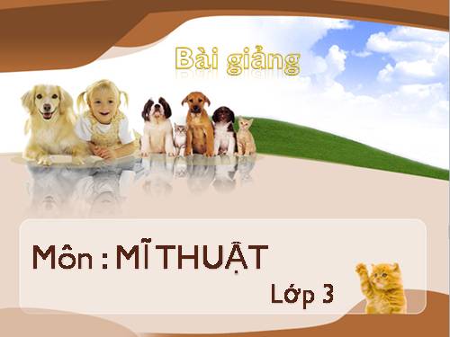 Bài 31. Đề tài các con vật