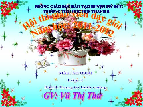 Bài 19. Trang trí hình vuông