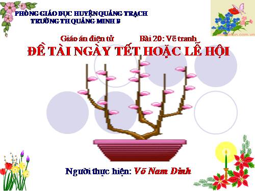 Bài 20. Đề tài ngày Tết hoặc Lễ hội
