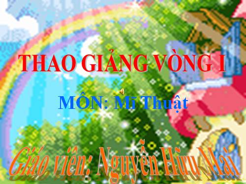 Bài 9. Vẽ màu vào hình có sẵn