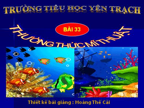 Bài 33. Xem tranh thiếu nhi Thế giới