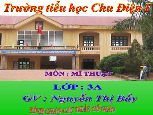 Bài 4. Đề tài Trường của em