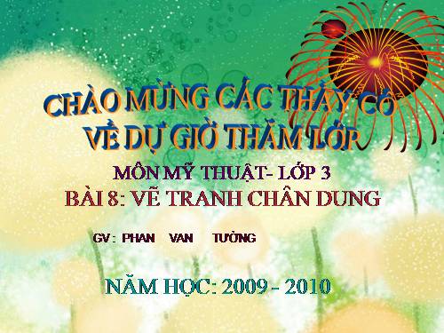 Bài 8. Vẽ chân dung