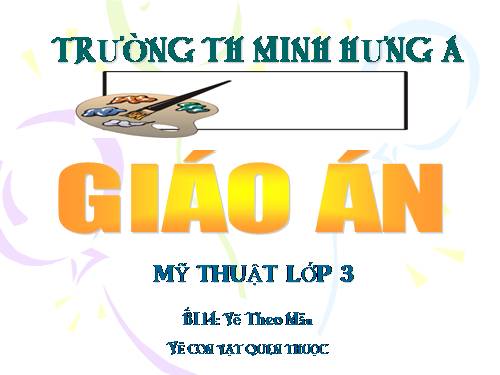 Bài 14. Vẽ con vật nuôi quen thuộc