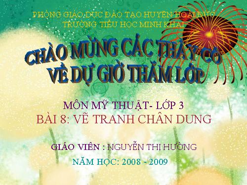 Bài 8. Vẽ chân dung