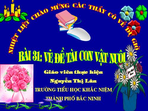 Bài 31. Đề tài các con vật