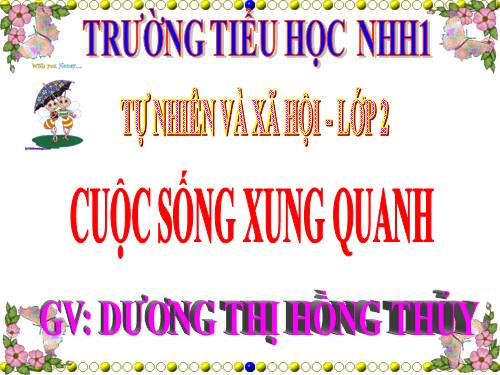 Bài 21. Cuộc sống xung quanh