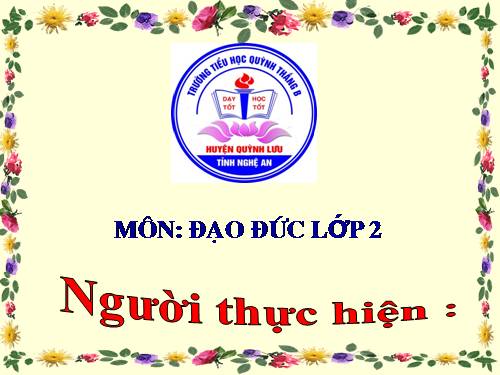 ĐẠO ĐỨC LỚP 2