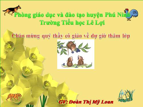 Bài 27. Loài vật sống ở đâu?