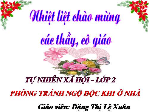 Bài 14. Phòng tránh ngộ độc khi ở nhà