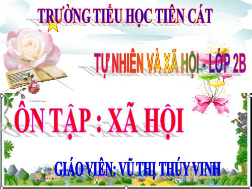Bài 23. Ôn tập: Xã hội