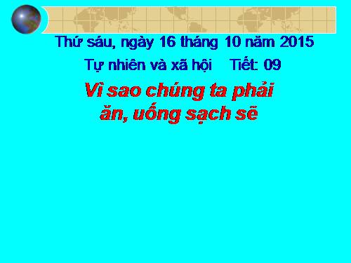 Bài 9. Đề phòng bệnh giun