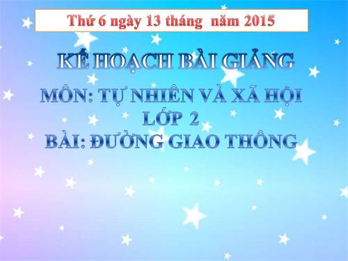 Bài 19. Đường giao thông