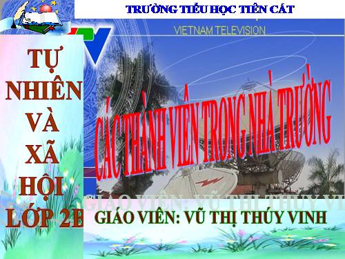 Bài 16. Các thành viên trong nhà trường