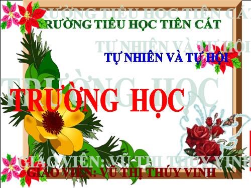 Bài 15. Trường học