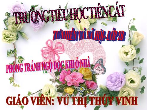 Bài 14. Phòng tránh ngộ độc khi ở nhà