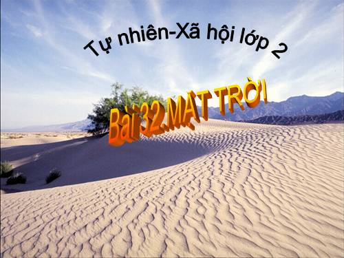 Bài 31. Mặt Trời