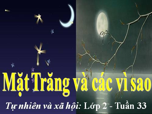 Bài 33. Mặt Trăng và các vì sao