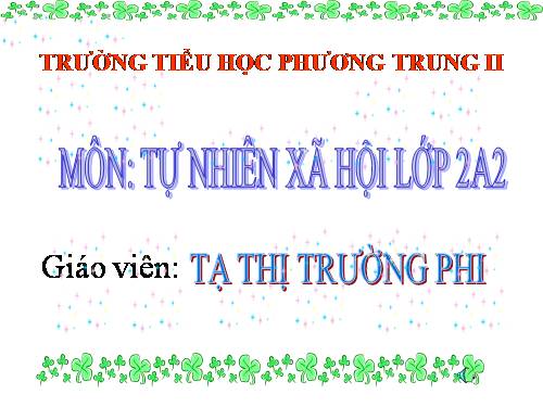 Bài 16. Các thành viên trong nhà trường