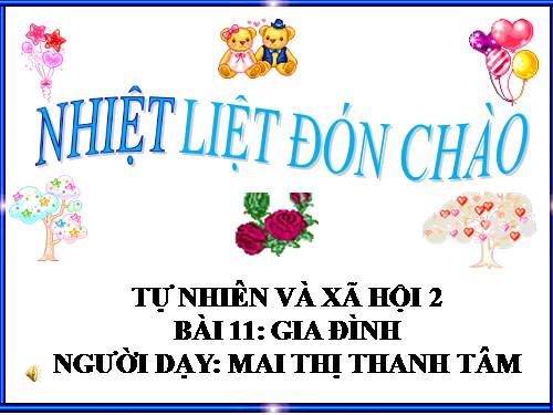 Bài 11. Gia đình
