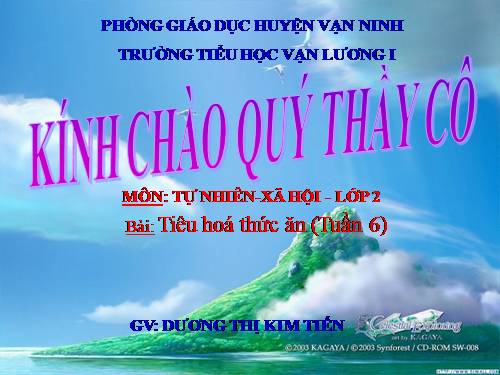 Bài 6. Tiêu hoá thức ăn