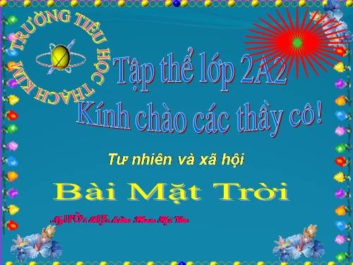 Bài 31. Mặt Trời