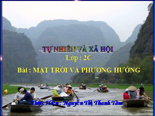Bài 32. Mặt Trời và phương hướng