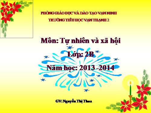 Bài 8. Ăn, uống sạch sẽ