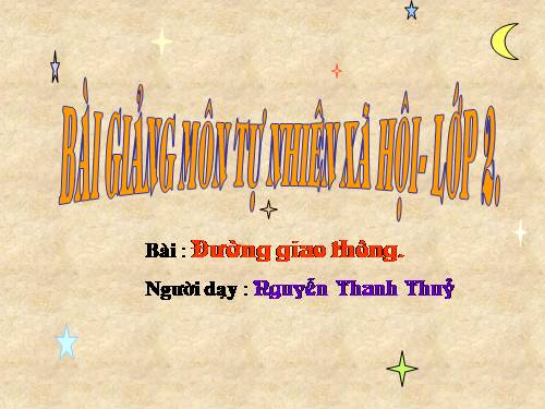 Bài 19. Đường giao thông