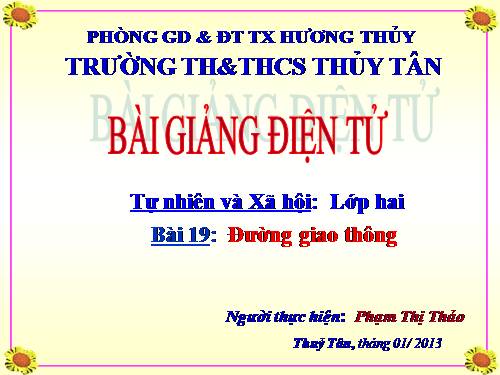 Bài 19. Đường giao thông