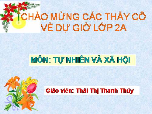 Bài 8. Ăn, uống sạch sẽ