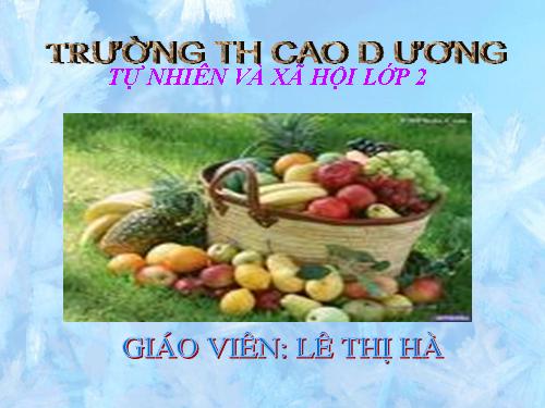 Bài 7. Ăn, uống đầy đủ