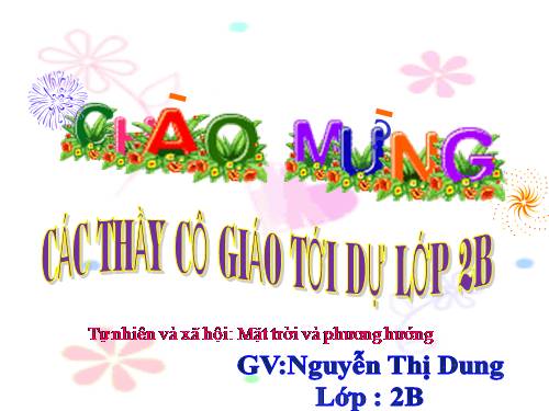Bài 32. Mặt Trời và phương hướng