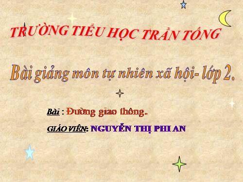 Bài 19. Đường giao thông