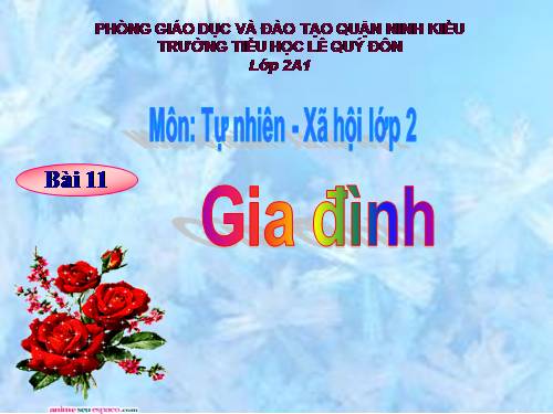 Bài 11. Gia đình