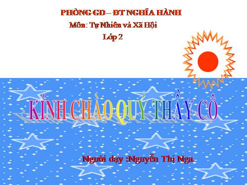 Bài 32. Mặt Trời và phương hướng