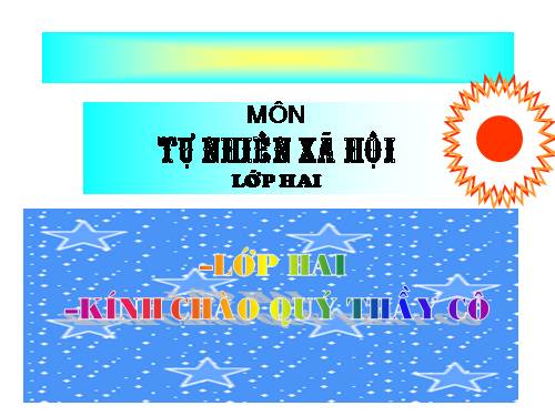 Bài 32. Mặt Trời và phương hướng