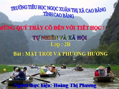 Bài 32. Mặt Trời và phương hướng