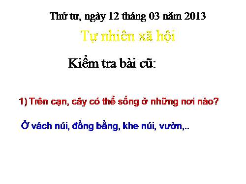 Bài 26. Một số loài cây sống dưới nước