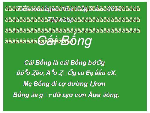 tập đọc