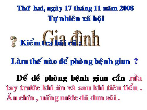 Bài 11. Gia đình