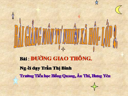 Bài 19. Đường giao thông
