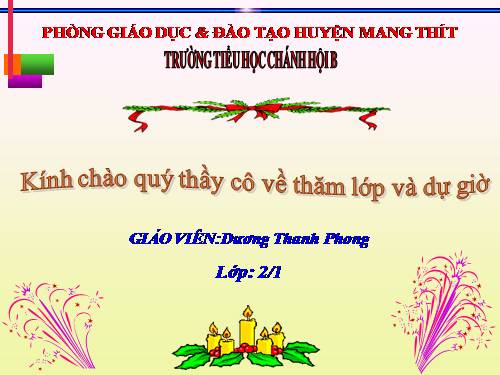 Bài 30. Nhận biết cây cối và các con vật