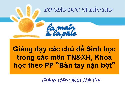 PHƯƠNG PHÁP "BÀN TAY NẶN BỘT" 2