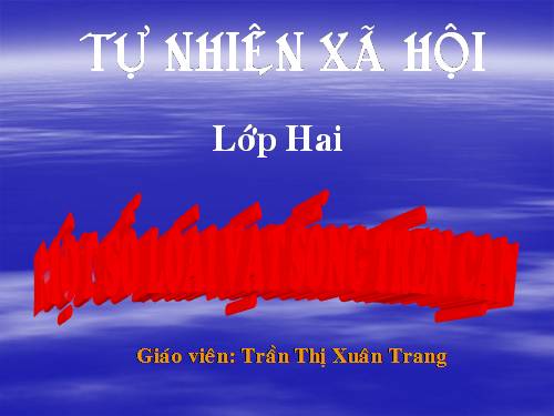 Bài 28. Một số loài vật sống trên cạn