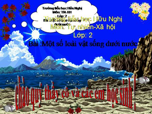 Bài 29. Một số loài vật sống dưới nước