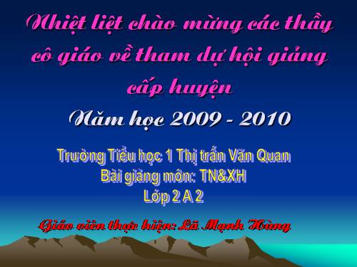 Bài 22. Cuộc sống xung quanh (tiếp theo)