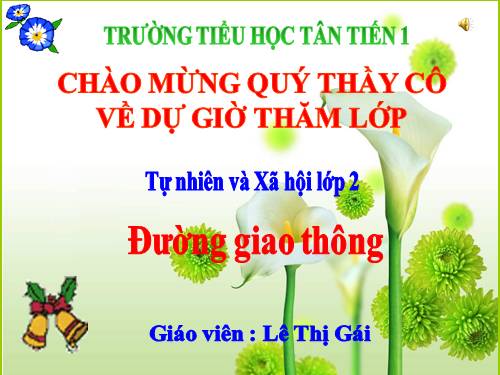 Bài 19. Đường giao thông