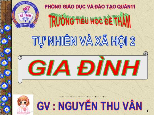 Bài 11. Gia đình
