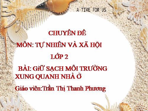 Bài 13. Giữ sạch môi trường xung quanh nhà ở